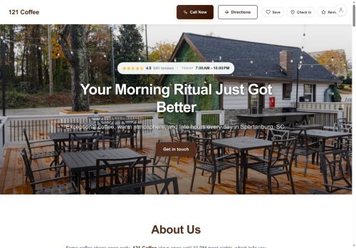 Preview of your live website