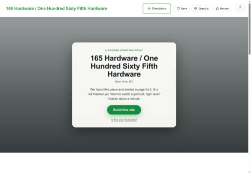 Preview of your live website