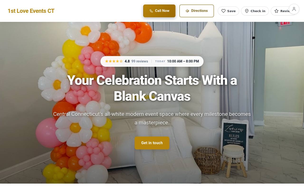 Preview of your live website