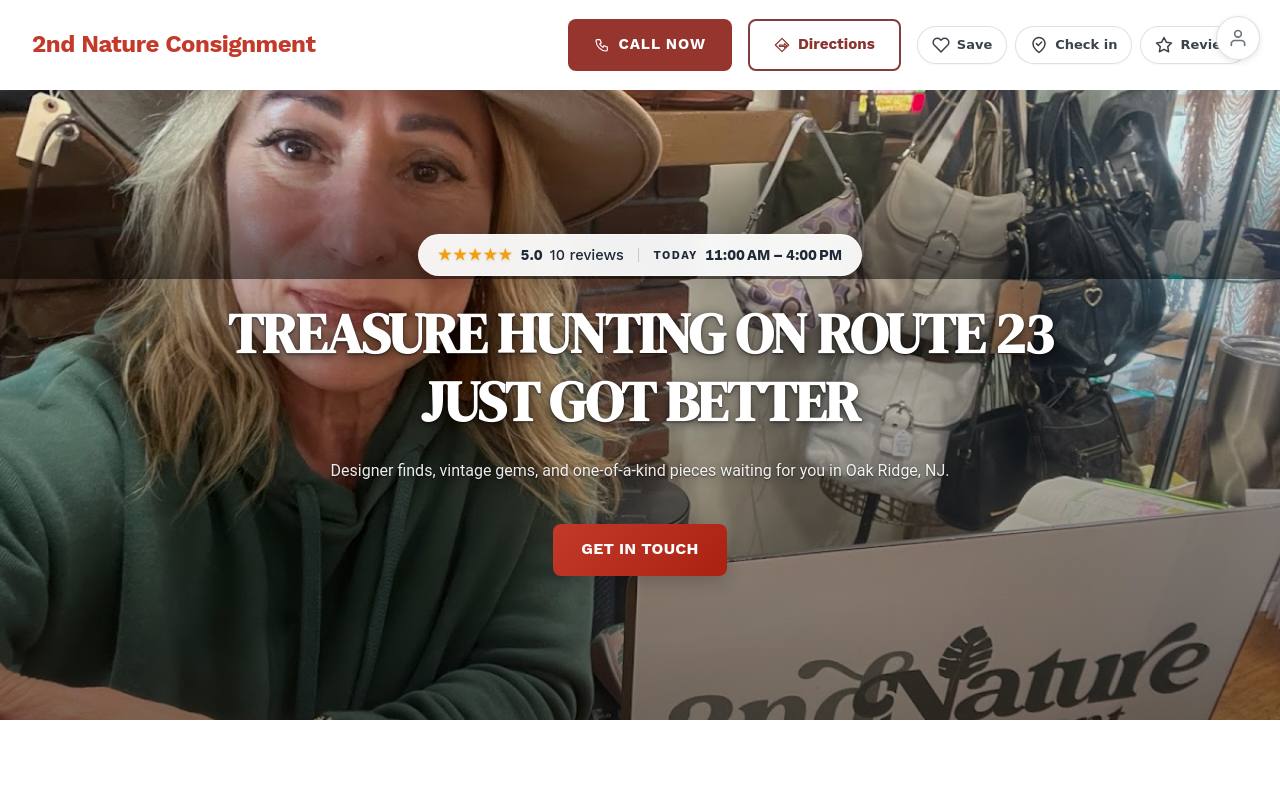 Preview of your live website