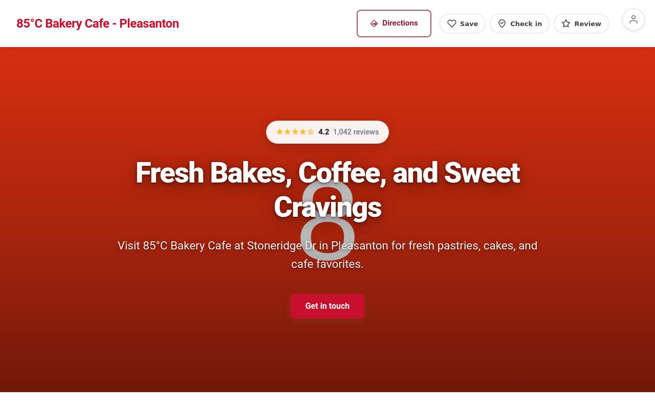 Preview of your live website
