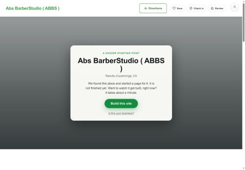 Preview of your live website