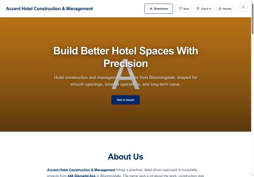 Preview of your live website
