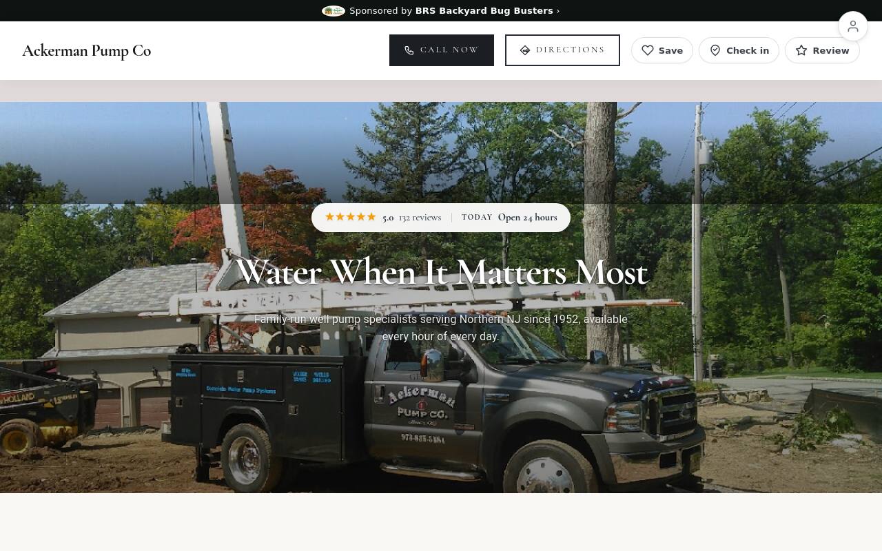 Preview of your live website