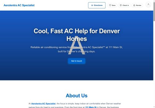 Preview of your live website