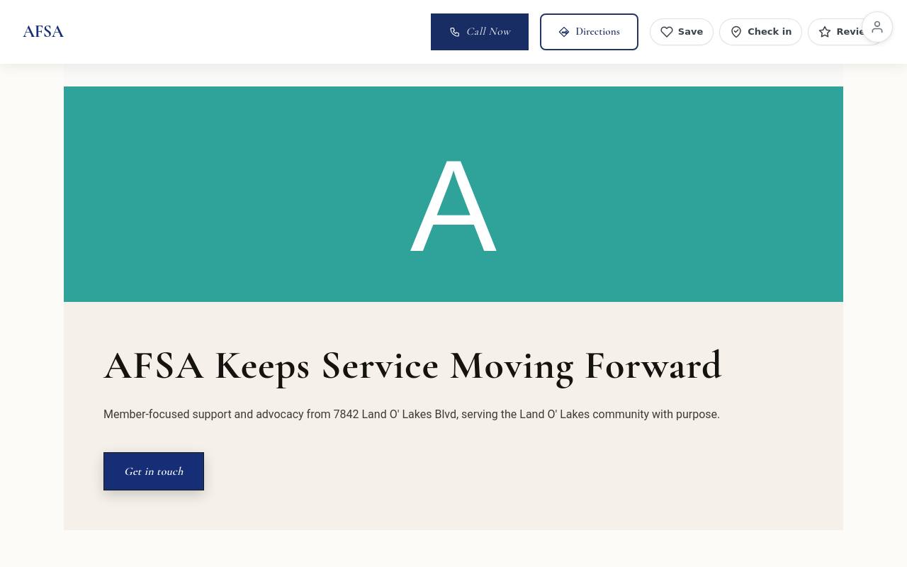 Preview of your live website