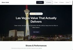 Preview of your live website