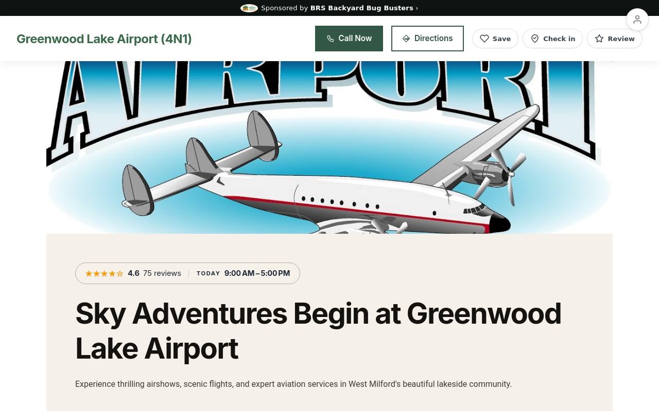 Preview of your live website