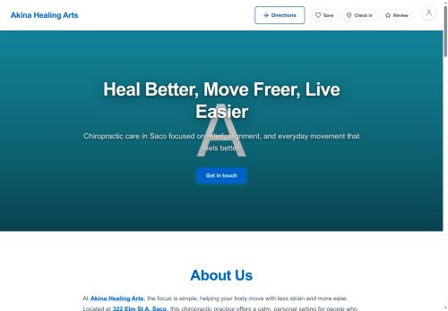 Preview of your live website