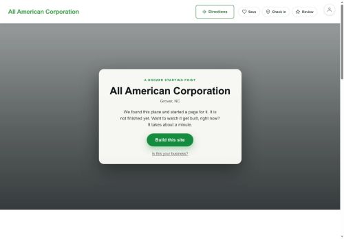 Preview of your live website