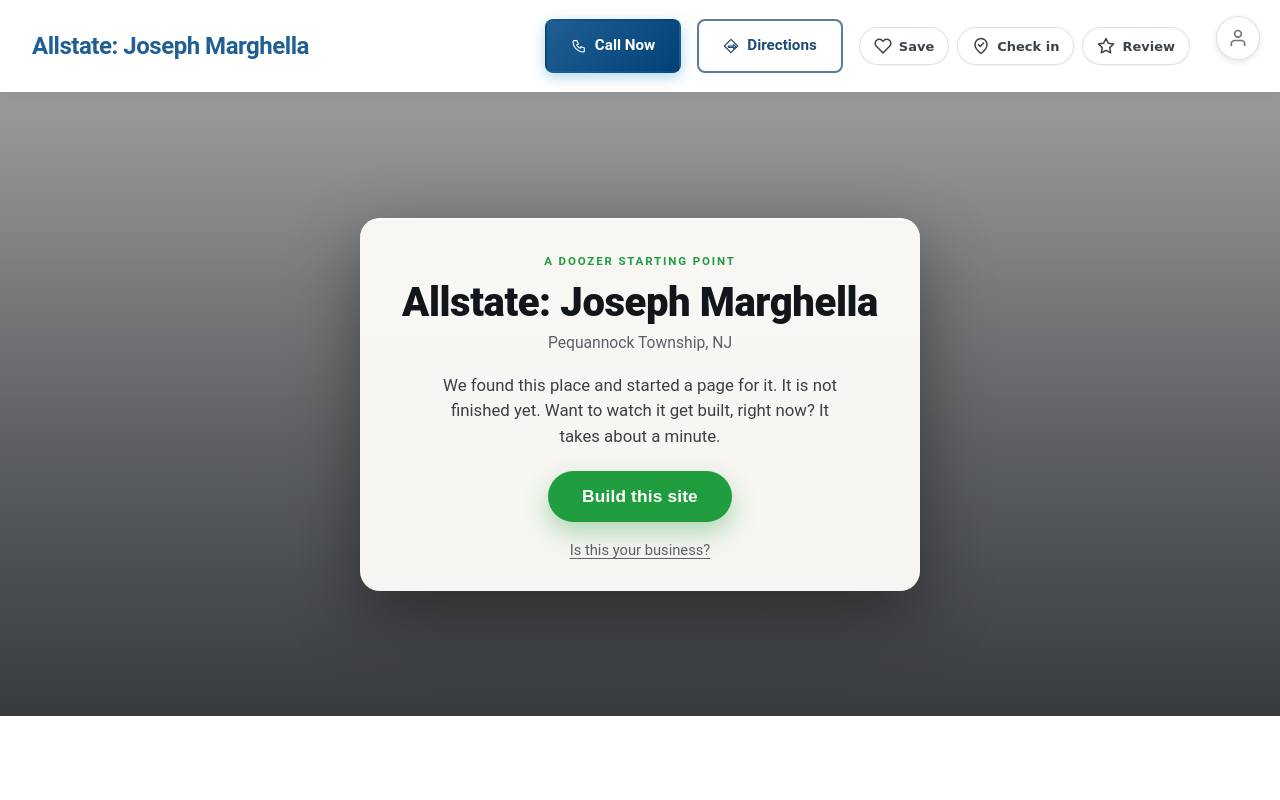 Preview of your live website