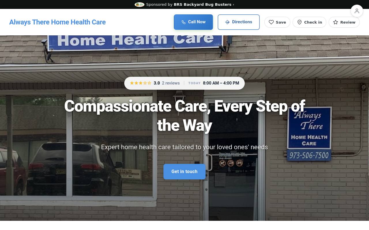 Preview of your live website