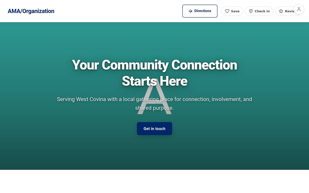 Preview of your live website