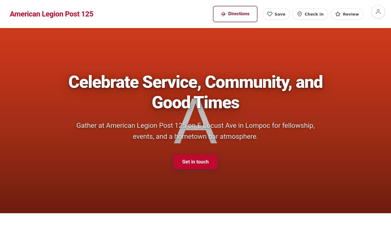 Preview of your live website