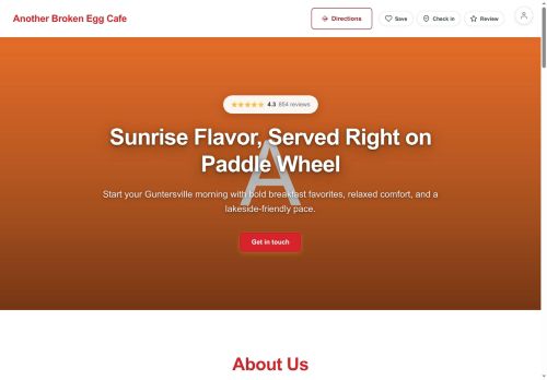 Preview of your live website
