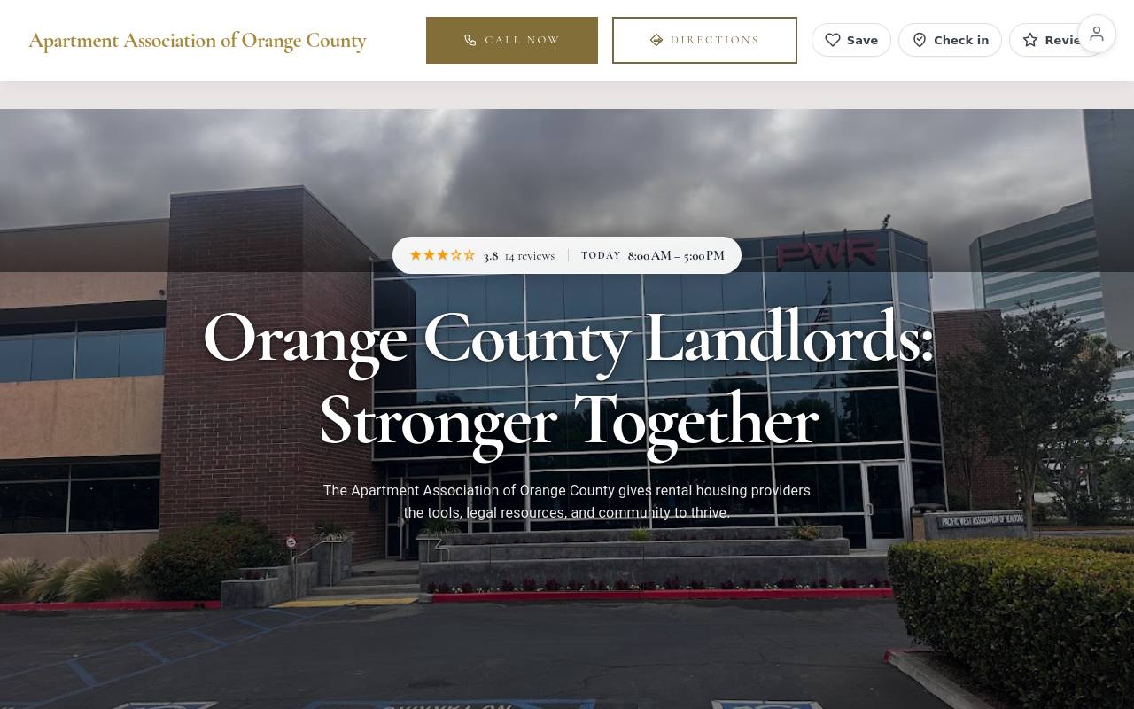 Preview of your live website