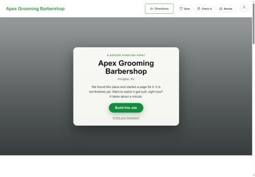 Preview of your live website