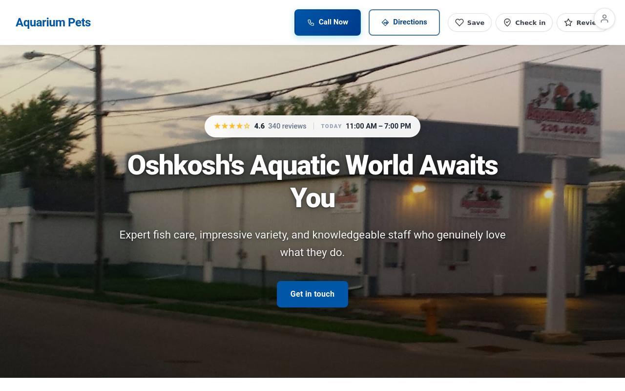 Preview of your live website