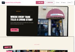 Preview of your live website