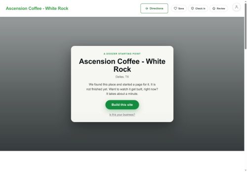 Preview of your live website