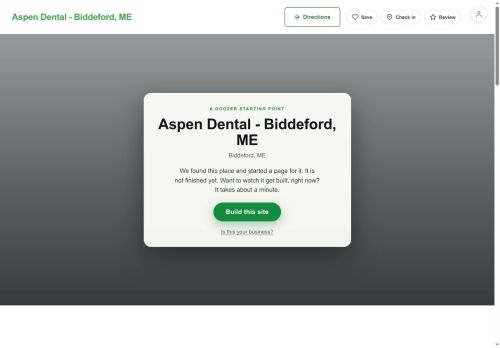 Preview of your live website