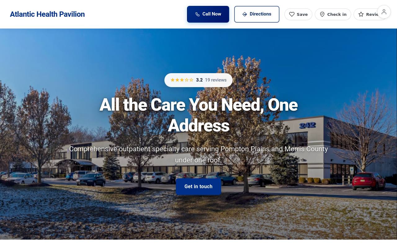 Preview of your live website