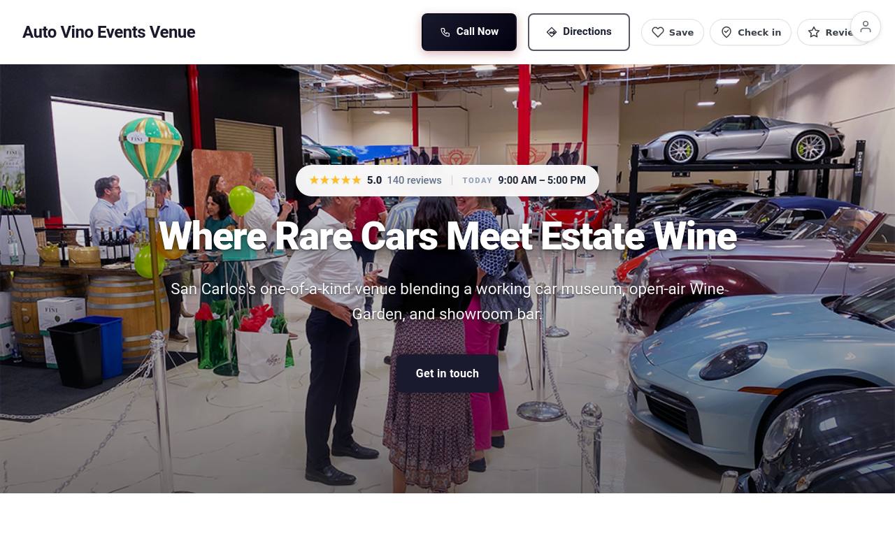 Preview of your live website