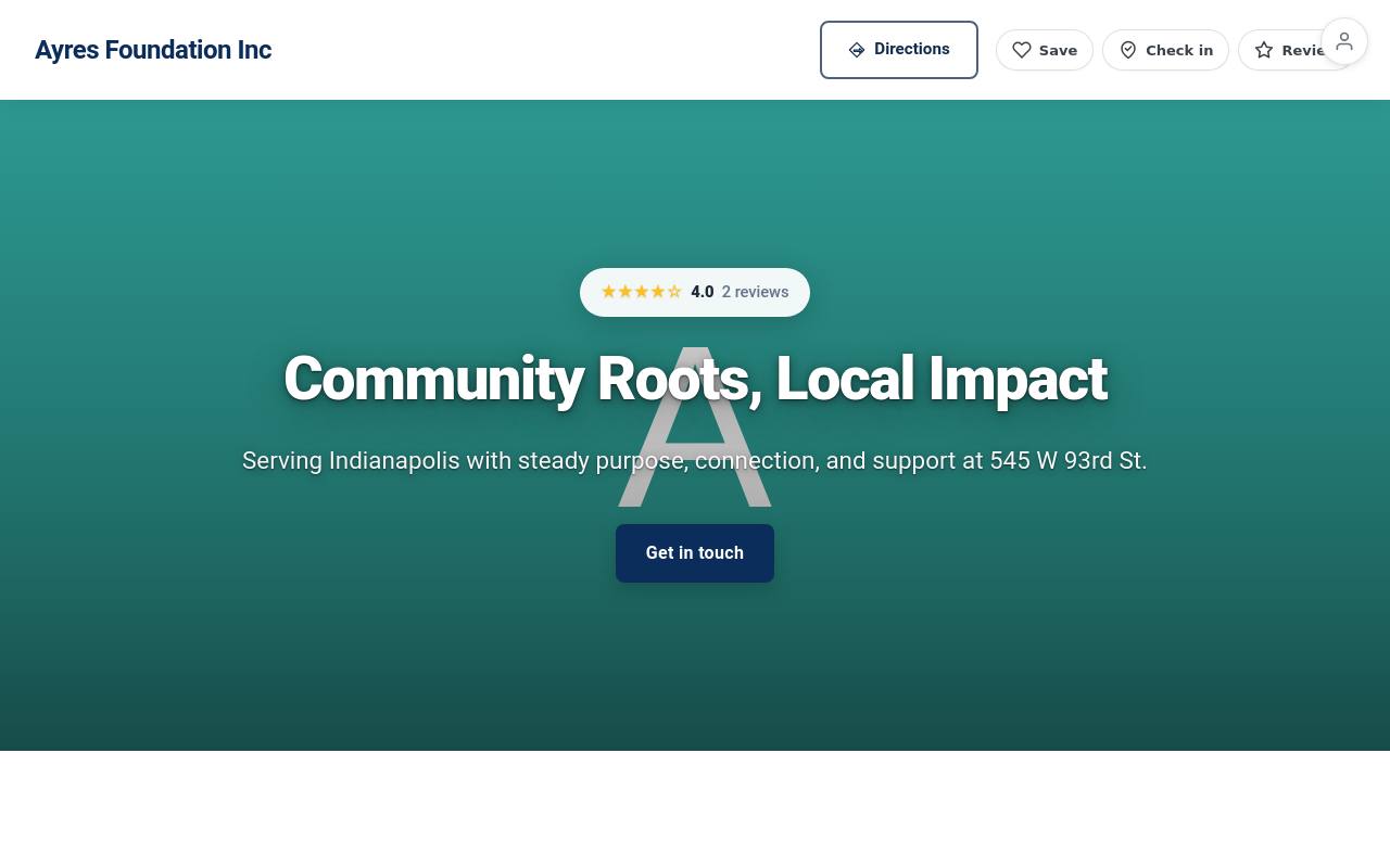 Preview of your live website