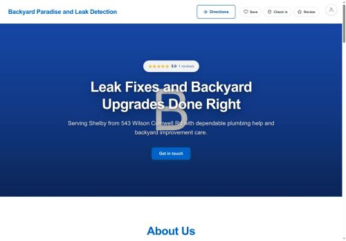 Preview of your live website
