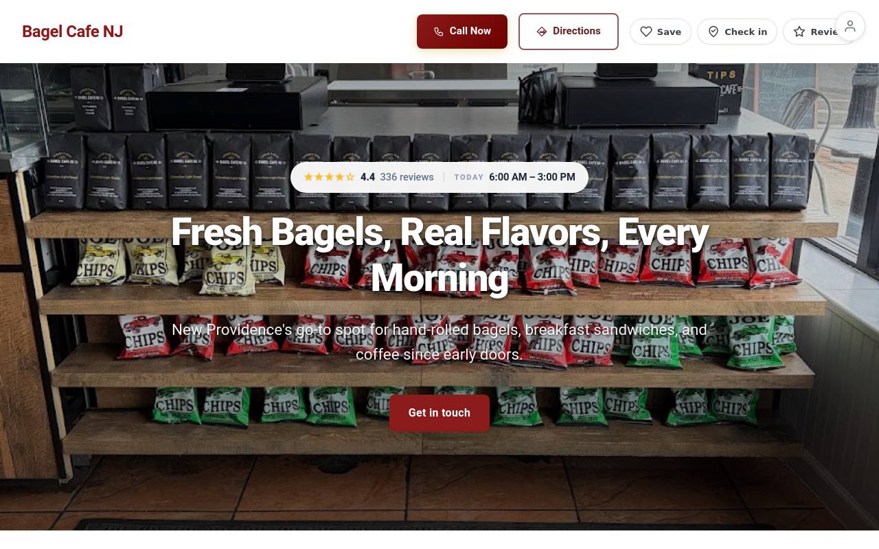 Preview of your live website
