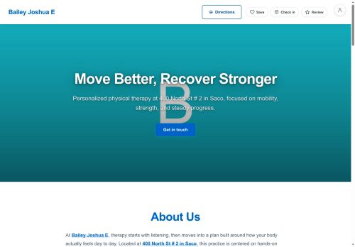 Preview of your live website