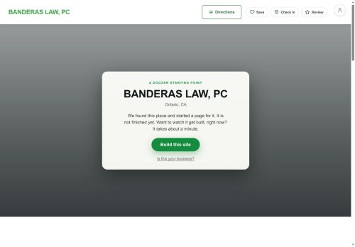 Preview of your live website