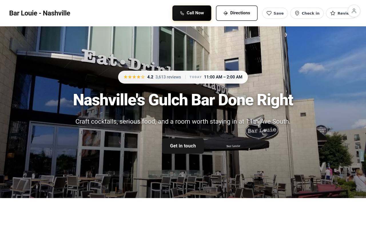 Preview of your live website