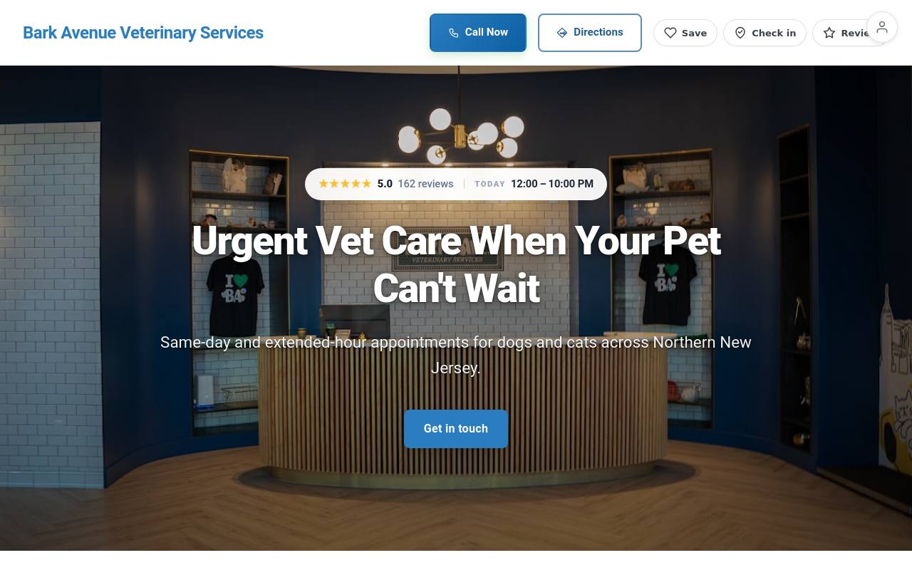 Preview of your live website