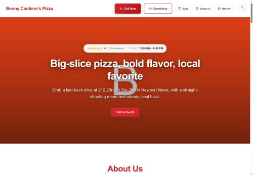 Preview of your live website