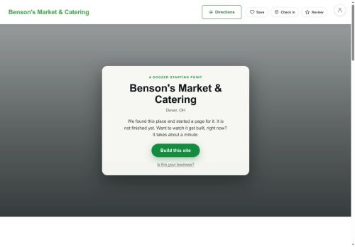 Preview of your live website