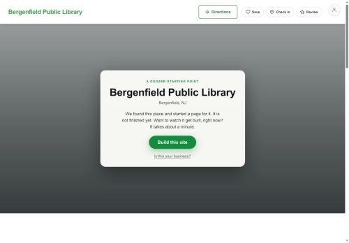 Preview of your live website