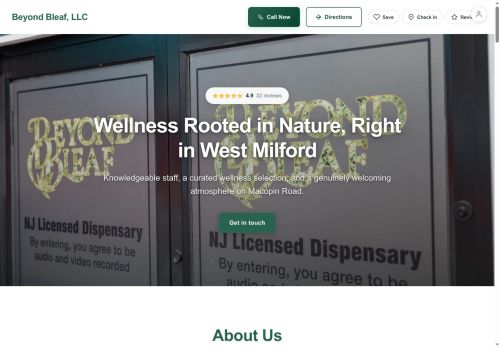 Preview of your live website