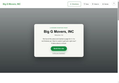Preview of your live website