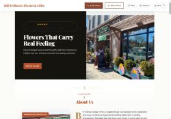 Preview of your live website