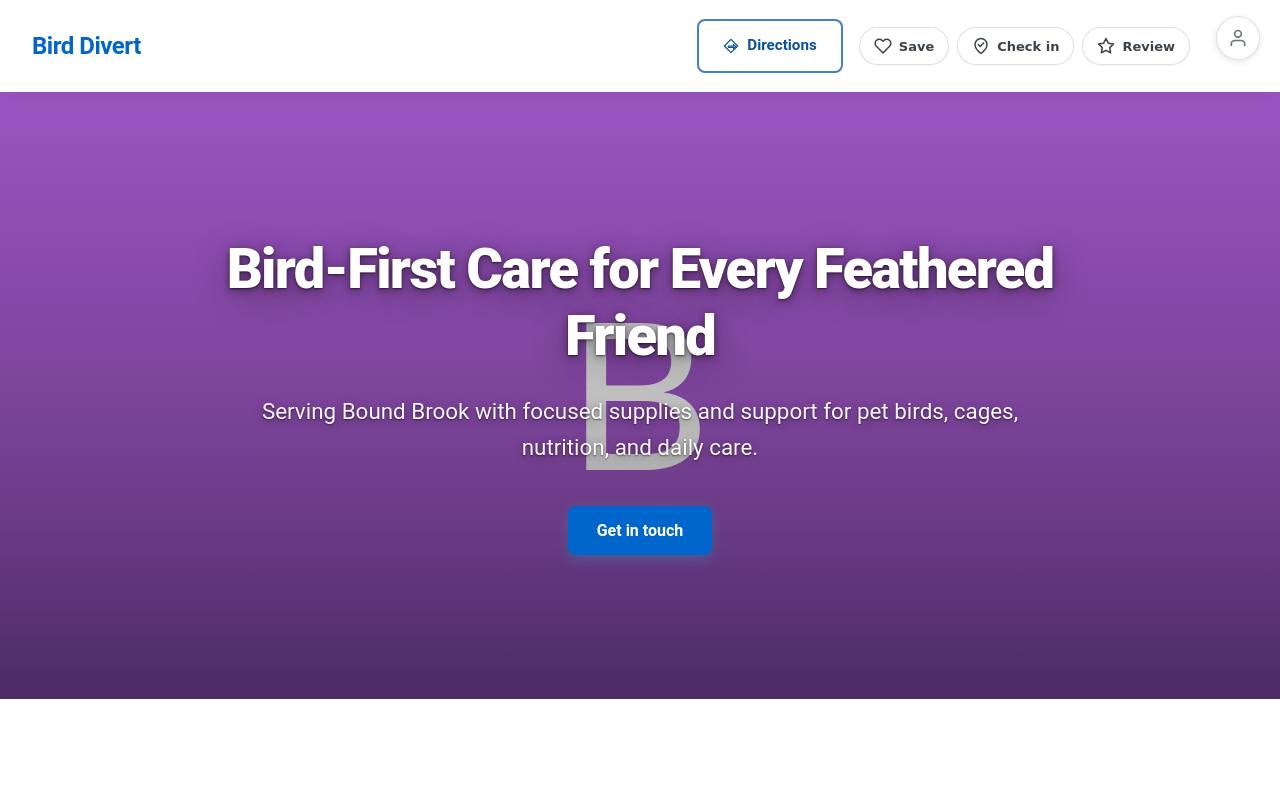 Preview of your live website