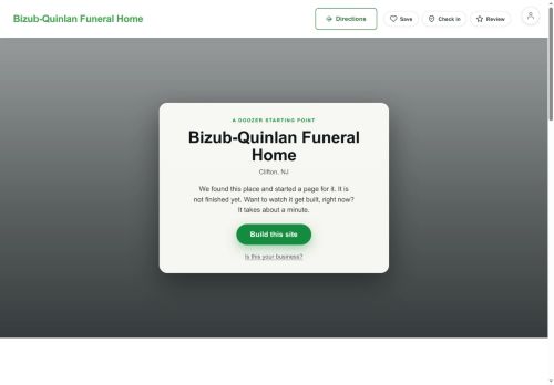 Preview of your live website