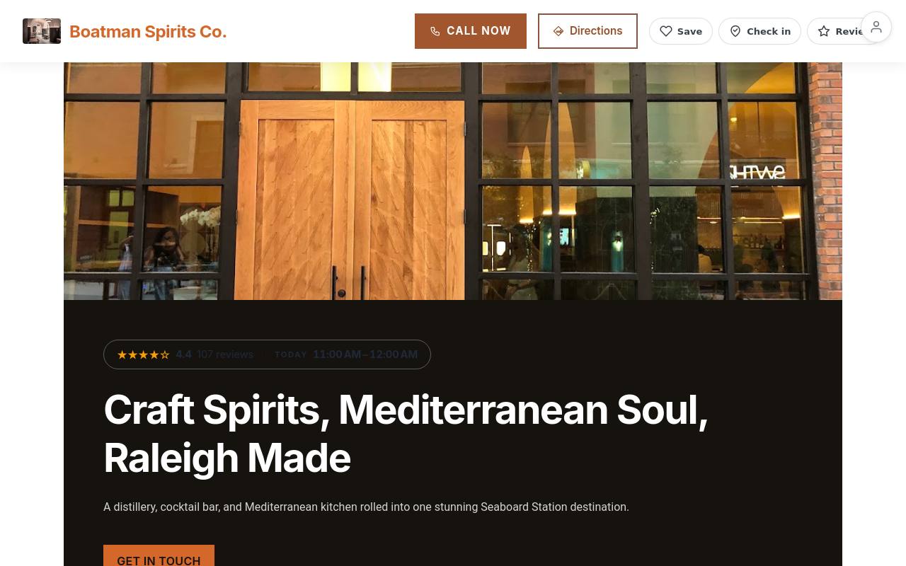 Preview of your live website
