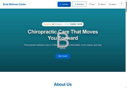 Preview of your live website
