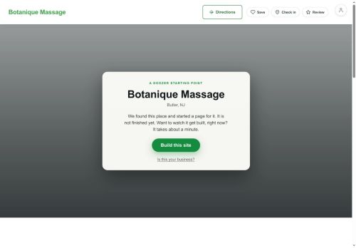 Preview of your live website