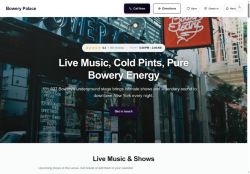 Preview of your live website
