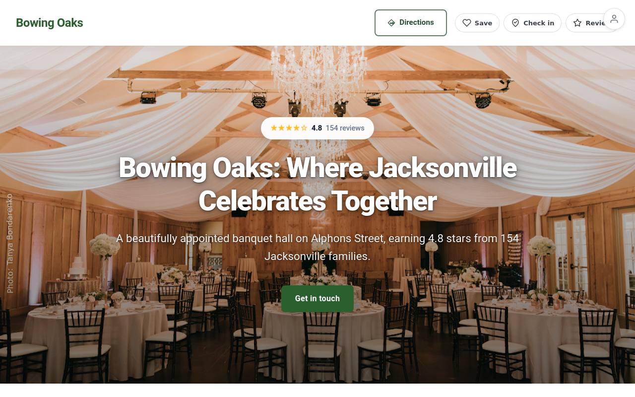Preview of your live website