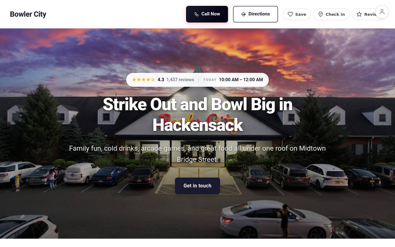 Preview of your live website