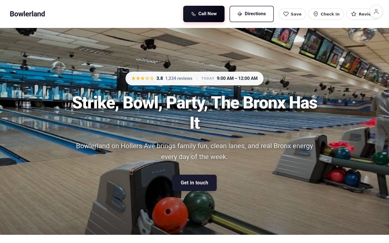 Preview of your live website