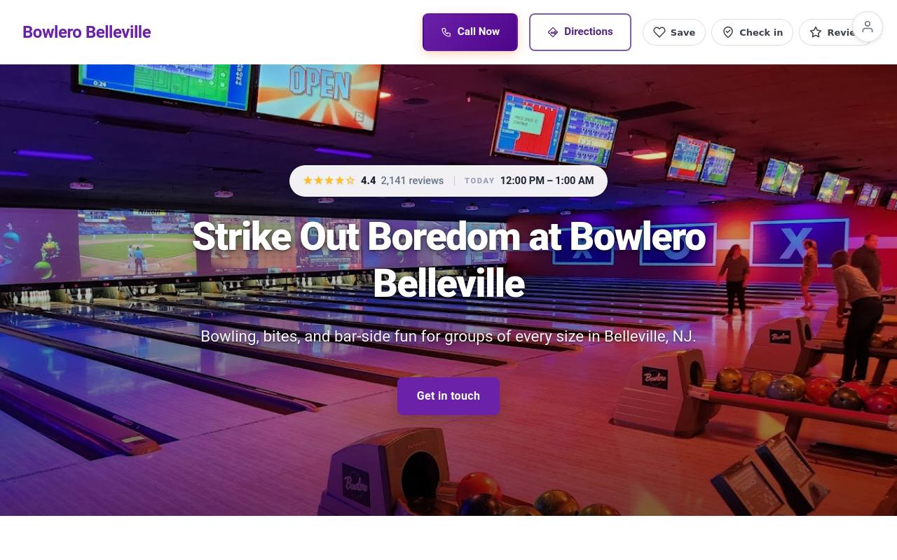 Preview of your live website